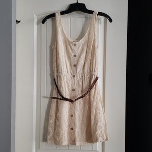 Ivory lace dress